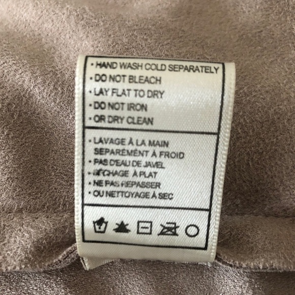 BB Dakota soft suede-like tan waterfall jacket size XS - Picture 6 of 8